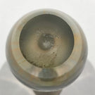 Signed Robert Burch Art Glass Paperweight Modern Pearl Necklace Design
