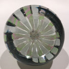 Peter Mcdougall Art Glass Paperweight Millefiori and Latticino Crown