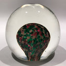 Huge Vintage Murano Cenedese Art Glass Paperweight Christmas Themed Design