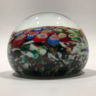 Vintage Murano Art Glass Paperweight Close Packed Millefiori