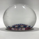 Antique Baccarat Art Glass Paperweight Open Concentric Complex Millefiori
