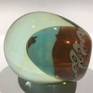 Signed Richard Ritter Art Glass Paperweight Millefiori & Fish Murrine