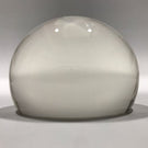 Early American Art Glass Paperweight Hand-painted Enamel Race Horse