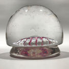 Rare Antique Old English Art Glass Paperweight Concentric Millefiori