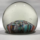 Vintage Murano Art Glass Paperweight Complex Millefiori on Aventurine