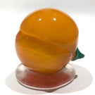 Vintage Unknown Maker Murano/NEGC? Art Glass Paperweight Tufted Peach