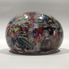 Antique New England Glass Co. NEGC Art Glass Paperweight Millefiori Scramble
