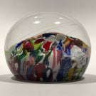 Antique Saint Louis Art Glass Paperweight End of Day Millefiori Scramble