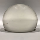 Early American Art Glass Paperweight Hand-painted Enamel Race Horse
