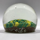 Murano Fratelli Toso Art Glass Paperweight Figural Leaf & Lemon Millefiori