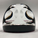 Vintage Cristal D Albert Art Glass Paperweight Franklin Roosevelt FDR Sulphide