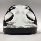 Vintage Cristal D Albert Art Glass Paperweight Franklin Roosevelt FDR Sulphide