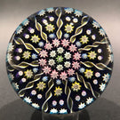 Vintage Perthshire Art Glass Paperweight 11 Spoke & Millefiori PP2