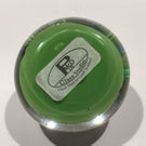 Vintage Peter Mcdougall Art Glass Paperweight Closepack Millefiori on Green