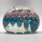 Huge 4" Early Murano Art Glass Paperweight Concentric Complex Millefiori