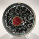 Vintage Murano Art Glass Paperweight Closepacked Complex Millefiori