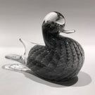 Rare Vintage Murano Handmade Art Glass Sfumato Sculpture Duck Figurine