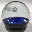 Vintage Unsigned Caithness Art Glass Paperweight Modern Shooting Star Design