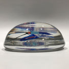 Antique Unknown Maker Art Glass Paperweight Millefiori Butterfly Belgium?