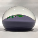 Vintage Perthshire Lampworked Flower Art Glass Paperweight LE 1974B