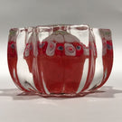 Vintage Strathearn Miniature Molded Art Glass Paperweight Concentric Millefiori