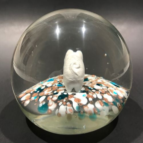 murano glass lion vintage paper weights ガラスペーパーウェイト