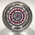 Antique Baccarat Art Glass Paperweight Open Concentric Complex Millefiori