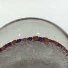 Vintage Perthshire Art Glass Paperweight Spaced Silhouette Millefiori PP11