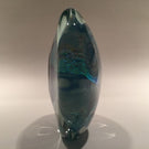 Large Robert Eickholt Art Glass Paperweight Dichroic Millefiori Disk Sculpture
