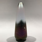 Signed Brian Maytum Art Glass Paperweight Faceted iridescent Upright Sculpture