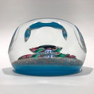 Vintage Charles Kaziun Art Glass Paperweight Polo Pony Murrine Millefiori