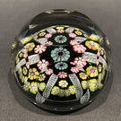 Vintage Whitefriars Art Glass Millefiori Paperweight Limited Smithsonian Edition