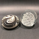 Two(2) Piece Lot Vintage & Contemporary Studio Art Glass Paperweight