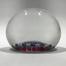 Antique Baccarat Art Glass Paperweight Open Concentric Complex Millefiori