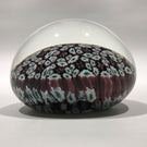 Vintage Murano Art Glass Paperweight Closepacked Complex Millefiori