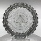 Rare Antique Baccarat Art Glass Paperweight Pressed Molded Bee