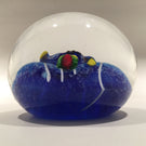 Unusual Murano or Chinese Art Glass Paperweight Lampworked Jester