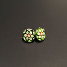 Lot Art Glass Paperweight Millefiori Buttons Jewelry Caithness Gooderham Murano