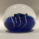 Unusual Murano or Chinese Art Glass Paperweight Lampworked Jester