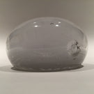 Antique Millville Art Glass Frit Paperweight "To My Mother” Messenger Pigeon