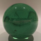 Large Antique English Dump Glass Sulphide Paperweight Disaeli or Gladstone Bust