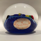 Unusual Murano or Chinese Art Glass Paperweight Lampworked Jester