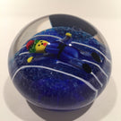 Unusual Murano or Chinese Art Glass Paperweight Lampworked Jester