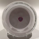 Vintage Saint Louis Art Glass Paperweight Clichy-type Roses on White Ground