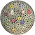 Vintage Baccarat Art Glass Paperweight Zodiac Cane Millefiori Carpet Ground