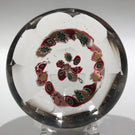 Antique Unknown French or Belgian Art Glass Paperweight Complex Millefiori