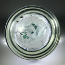 Vintage Murano Fratelli Toso Art Glass Paperweight Shamrock 4 Leaf Clover Murrine
