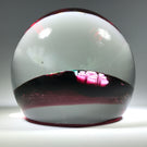 Vintage Murano Fratelli Toso Art Glass Paperweight Millefiori Rose Nosegay