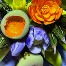 Cathy Richardson 2020 Flamework Mini Pods & Flowers Bouquet 1 of 1