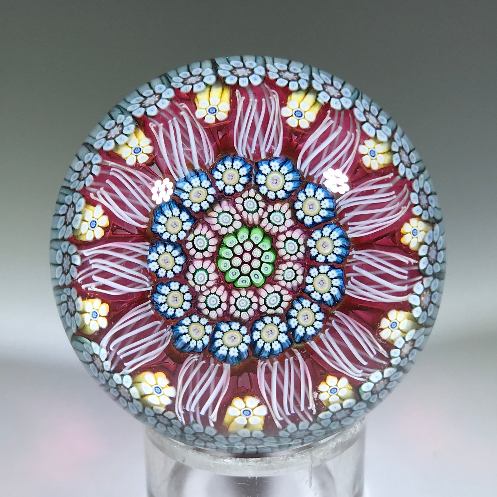 Vintage Perthshire Miniature Art Glass Complex Millefiori and Latticino PP198